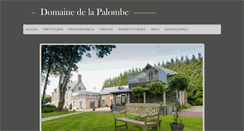Desktop Screenshot of domaine-de-la-palombe.com
